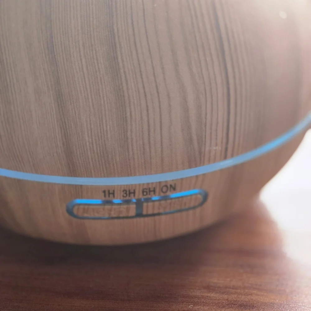 400ml Diffuser Ultrasonic Diffuser Cool Mist Humidifier with 4 Timers 7 Colors